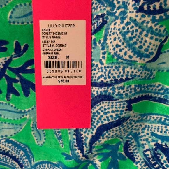 Lessa Off-The-Shoulder Top Cabana Green Keepin It Reel - Picture 5 of 5